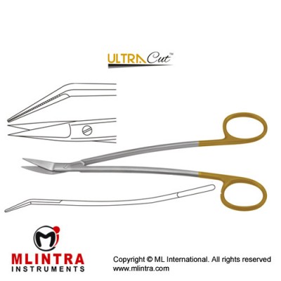 UltraCut™ TC Dean Gum Scissor S Shaped - One Toothed Cutting Edge Stainless Steel, 17.5 cm - 7" UltraCut™ TC Dean Gum Scissor S Shaped - One Toothed Cutting Edge Stainless Steel, 17.5 cm - 7"